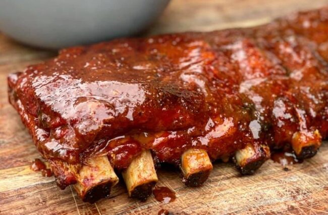 BBQ Bob's Apple Peach Spare Ribs Recipe