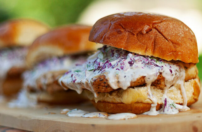 blackened chicken sandwich