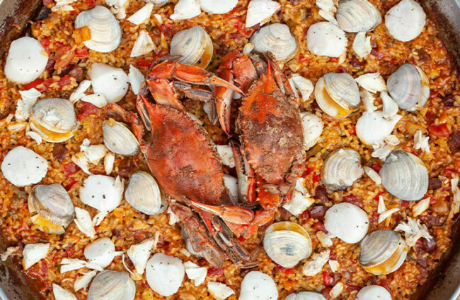 Luke Darnell's Virginia Seafood Paella