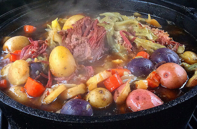 Corned Beef and Pastrami with Cabbage