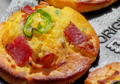 Jalapeno Bacon Cornbread Muffins