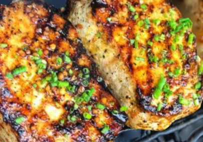 BBQ Bob's Pork Chops Glazed with Garlic & Honey Teriyaki