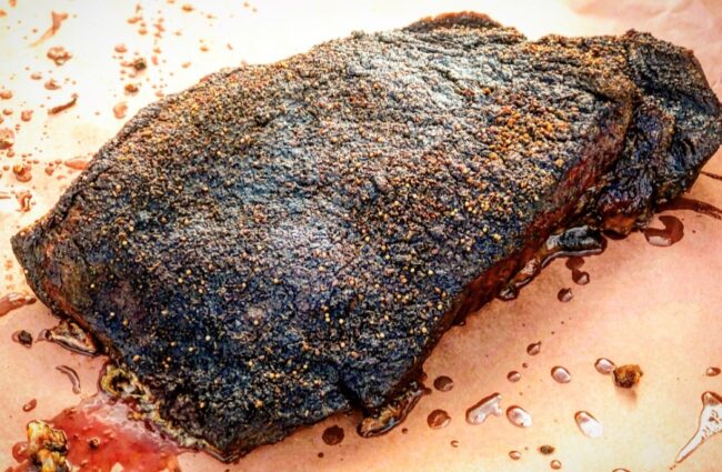 Smoked Brisket on the Shotgun Smoker